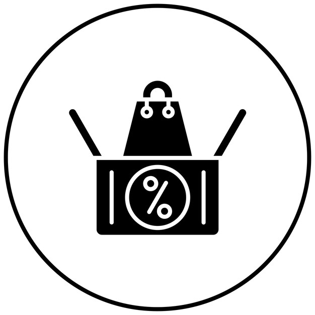 Imagen vectorial de icono de punto de venta único Se puede utilizar para el marketing