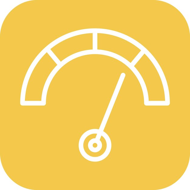 La imagen vectorial del icono de la puntuación FICO se puede utilizar para créditos y préstamos