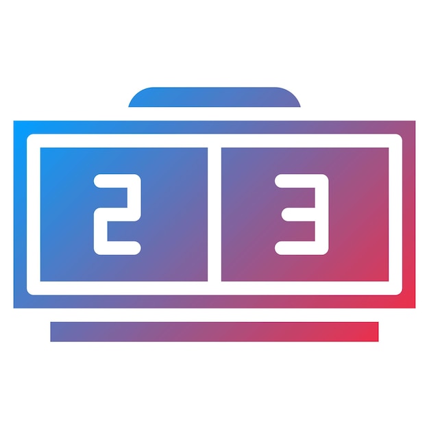Imagen vectorial del icono de la puntuación Se puede usar para voleibol