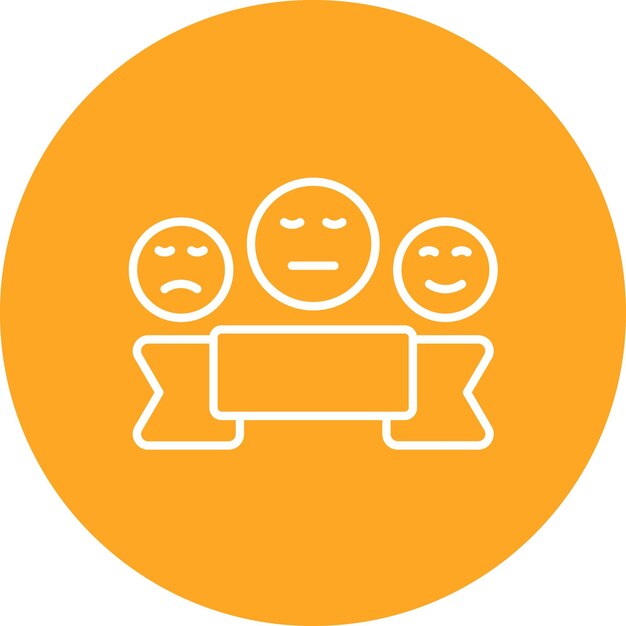 Imagen vectorial del icono de puntuación Se puede utilizar para la retroalimentación del cliente