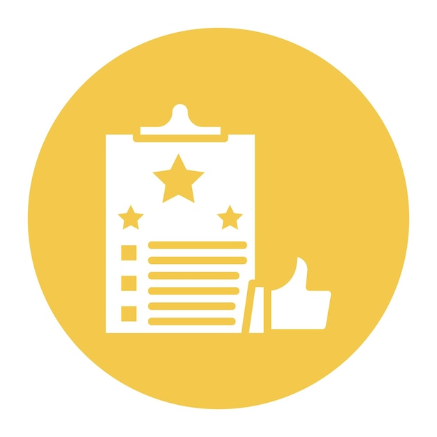 Imagen vectorial del icono de Quality Reviews Se puede utilizar para la gestión de productos
