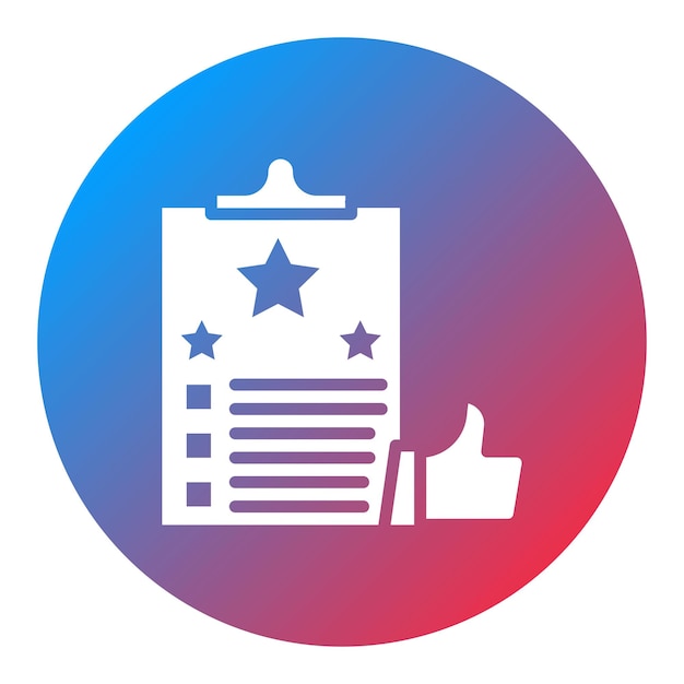 Imagen vectorial del icono de Quality Reviews Se puede utilizar para la gestión de productos