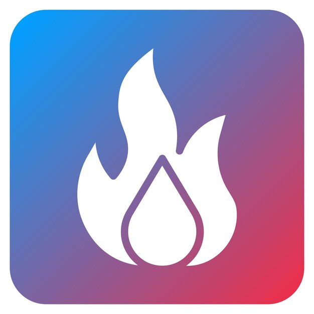 Imagen vectorial del icono de la quemadura Se puede utilizar para las quemaduras de la piel