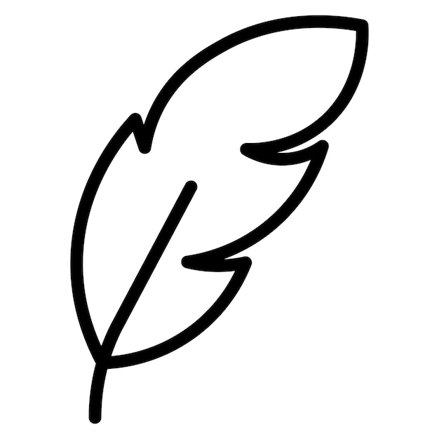 Imagen vectorial del icono de Quill Pen Se puede usar para el Día de la Libertad de Prensa