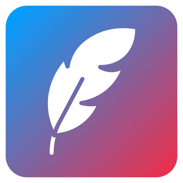 Imagen vectorial del icono de Quill Pen Se puede usar para el Día de la Libertad de Prensa