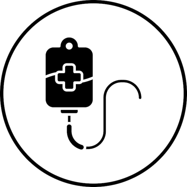 Imagen vectorial del icono de quimioprevención Se puede utilizar para la quimioterapia