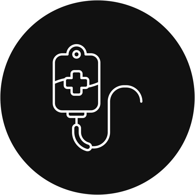 Imagen vectorial del icono de quimioprevención Se puede utilizar para la quimioterapia