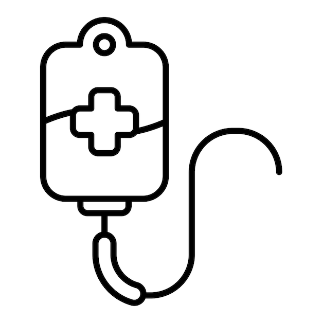 Imagen vectorial del icono de quimioprevención Se puede utilizar para la quimioterapia