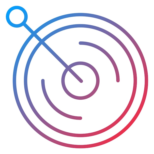 Imagen vectorial del icono del radio Se puede utilizar para la anatomía humana