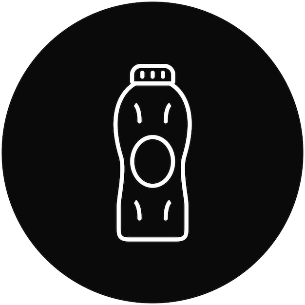 La imagen vectorial del icono de Ramune se puede usar para bebidas