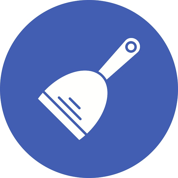 Imagen vectorial del icono del raspador Se puede utilizar para la panadería