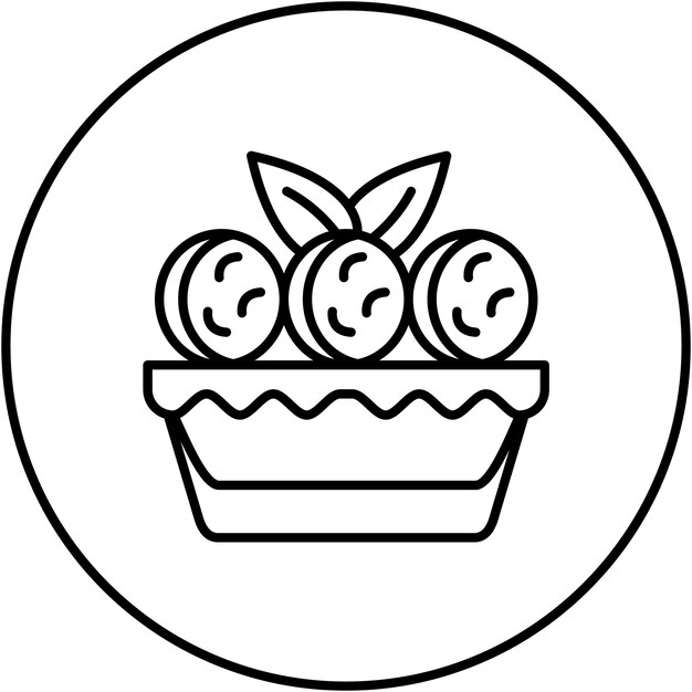 Vector la imagen vectorial del icono de ratatouille se puede usar para world cuisine