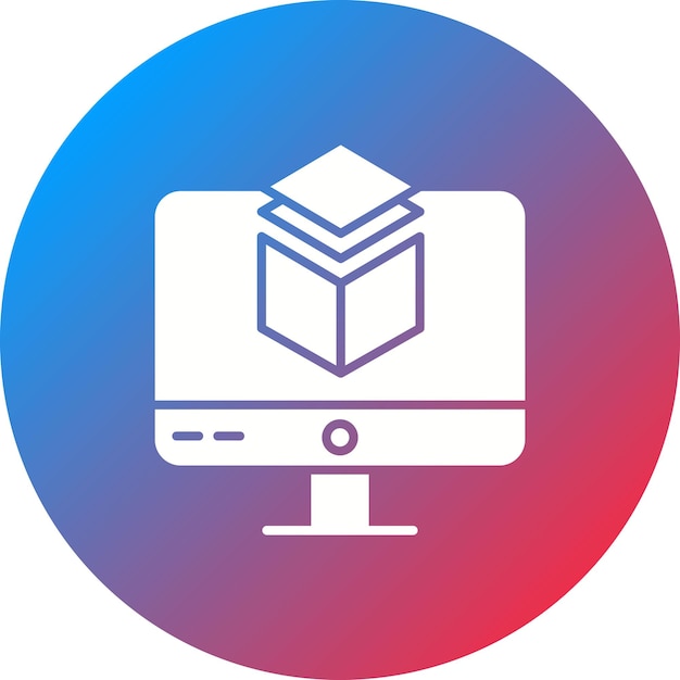Imagen vectorial de icono de realidad aumentada Se puede utilizar para la tecnología