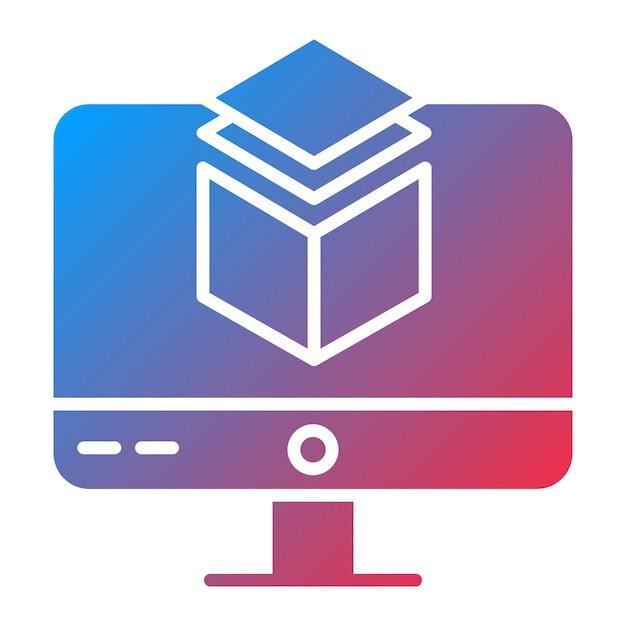 Imagen vectorial de icono de realidad aumentada Se puede utilizar para la tecnología