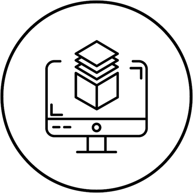 Imagen vectorial de icono de realidad aumentada Se puede utilizar para la tecnología