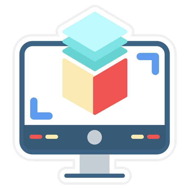 Imagen vectorial de icono de realidad aumentada Se puede utilizar para la tecnología