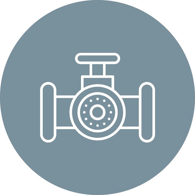 Imagen vectorial del icono del reamer Se puede utilizar para la fontanería