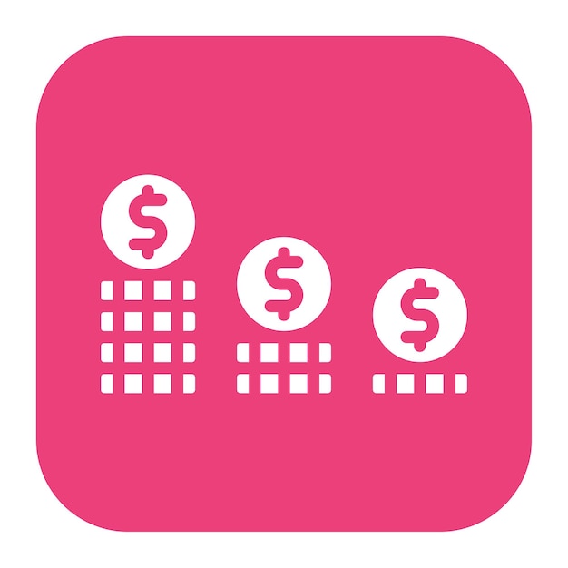 Imagen vectorial del icono de la recesión económica Se puede utilizar para los riesgos empresariales