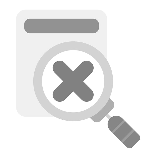 Imagen vectorial de icono rechazada Puede utilizarse para la gestión empresarial
