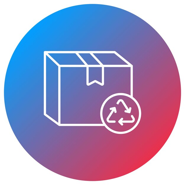 Imagen vectorial de icono de reciclaje Puede utilizarse para el envío