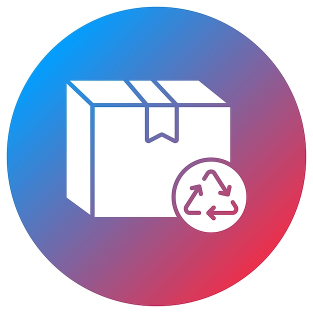 Imagen vectorial de icono de reciclaje Puede utilizarse para el envío