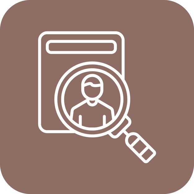 Imagen vectorial del icono de reclutamiento Se puede utilizar para la gestión empresarial