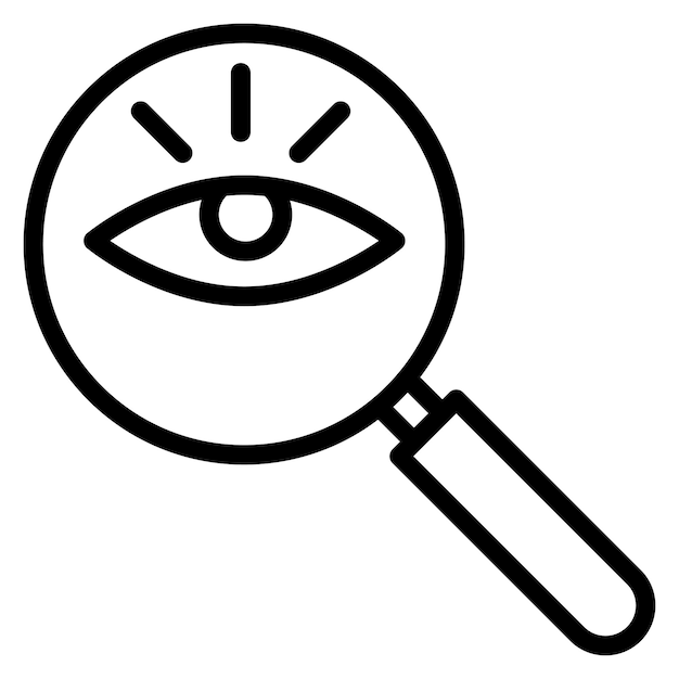 Imagen vectorial de icono de reconocimiento Se puede utilizar para la arqueología