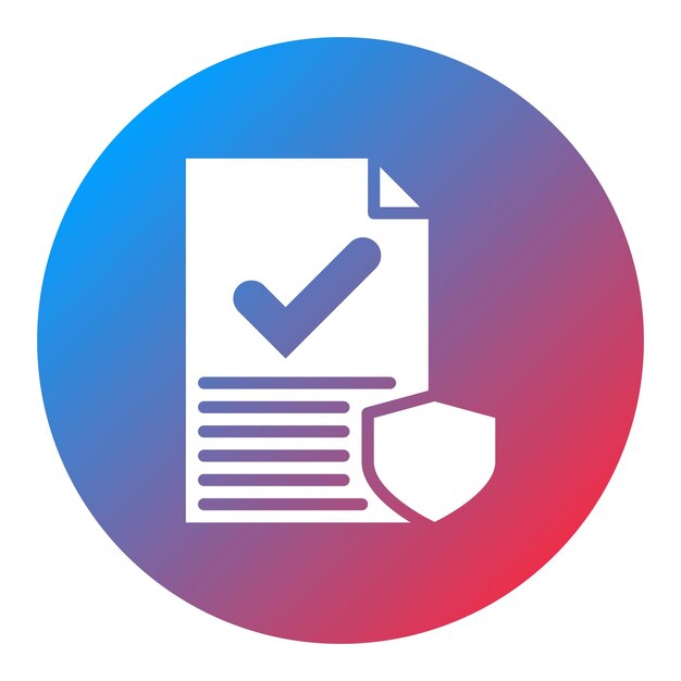 Imagen vectorial del icono de rectificación Puede utilizarse para el cumplimiento y la regulación