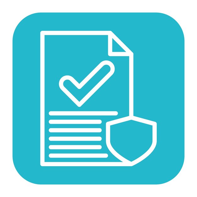 Imagen vectorial del icono de rectificación Puede utilizarse para el cumplimiento y la regulación