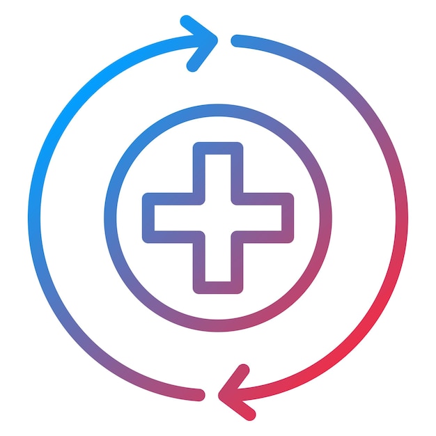 La imagen vectorial del icono de recuperación se puede utilizar para la adicción