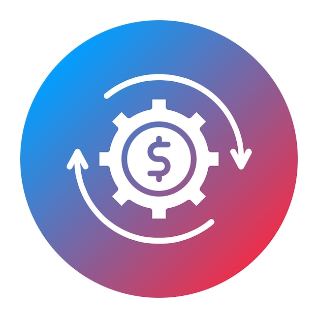 La imagen vectorial del icono de recuperación se puede utilizar para la interrupción del negocio