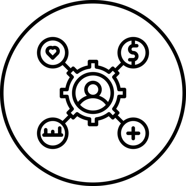 Imagen vectorial del icono del recurso Se puede utilizar para la arqueología