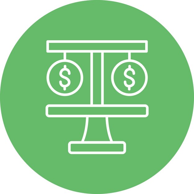 Imagen vectorial del icono de la red de dinero Se puede utilizar para Finanzas y Dinero