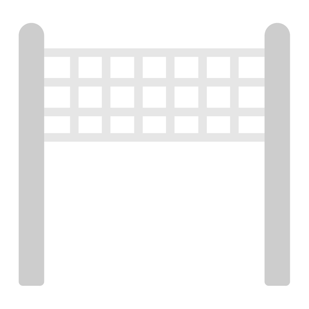 Imagen vectorial de icono de red Se puede usar para voleibol