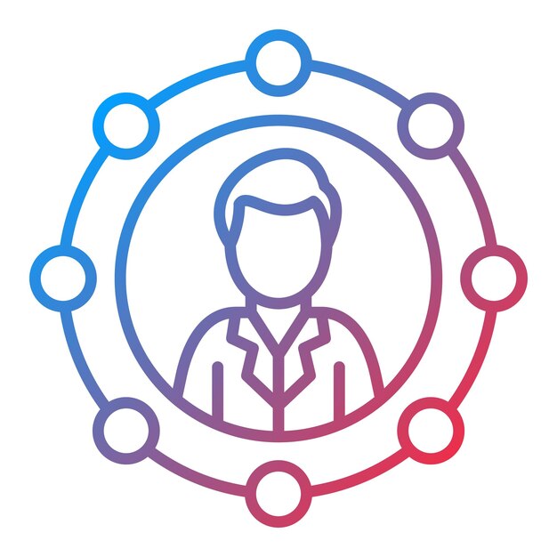 Imagen vectorial de icono de red Se puede utilizar para el inicio de negocios