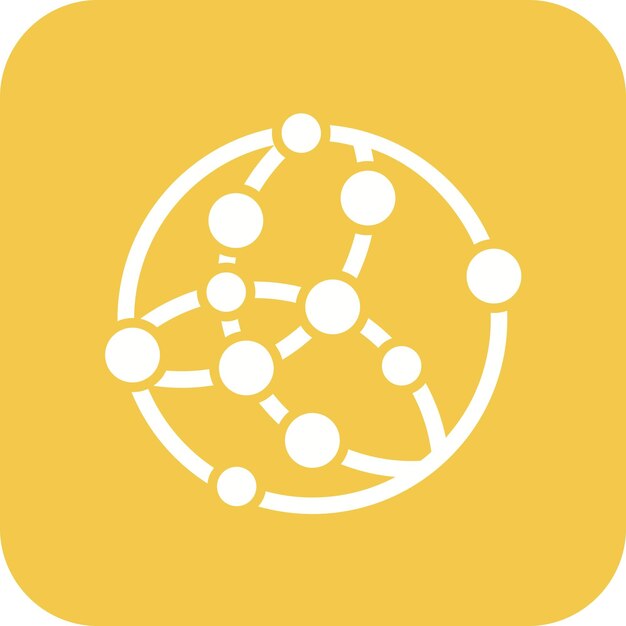 Imagen vectorial de icono de red Puede utilizarse para personas de negocios