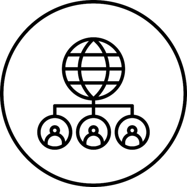 Imagen vectorial de icono de red sombría Se puede usar para Corrupción