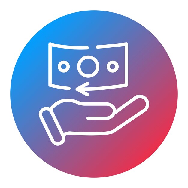 Imagen vectorial del icono de reembolso Se puede utilizar para la tienda en línea