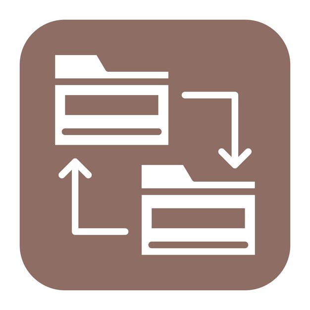 Vector imagen vectorial de icono de reemplazo de directorio se puede utilizar para el cumplimiento y la regulación