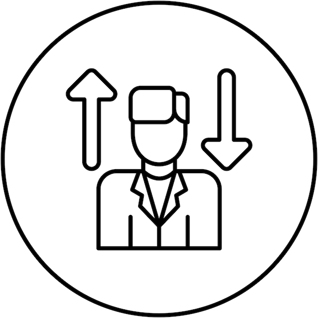 Imagen vectorial de icono de referencia interna Puede utilizarse para la agencia de reclutamiento