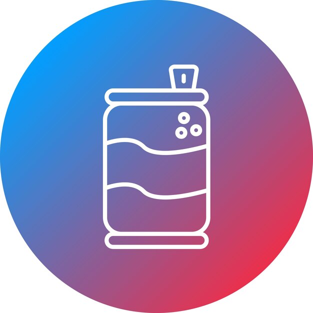 Imagen vectorial del icono de refresco Se puede usar para bebidas