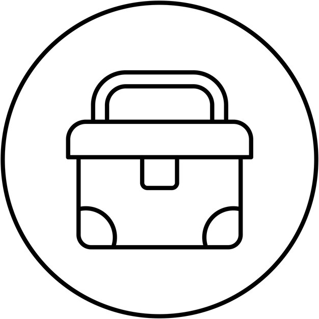 Imagen vectorial del icono del refrigerador de peces Se puede utilizar para la pesca
