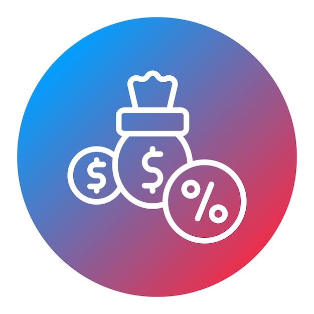 Imagen vectorial del icono del refugio fiscal Se puede utilizar para la banca