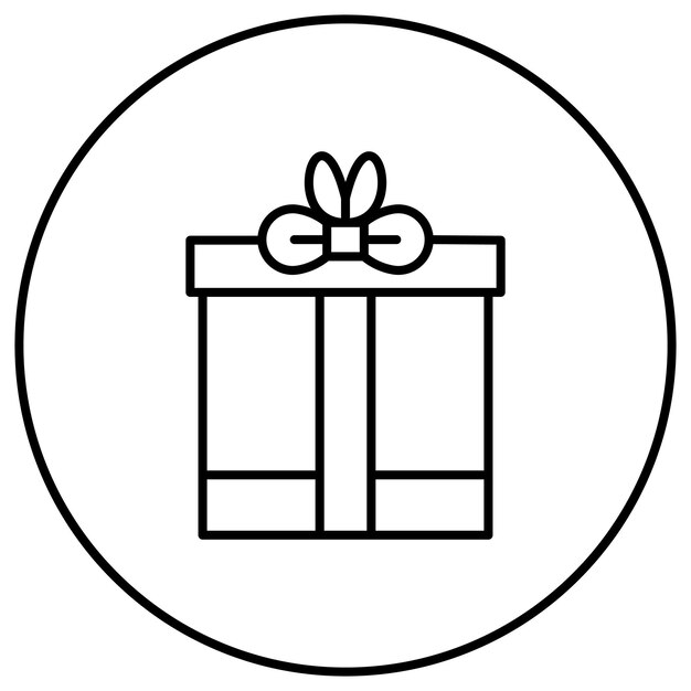 Imagen vectorial de icono de regalo de boda Se puede usar para bodas