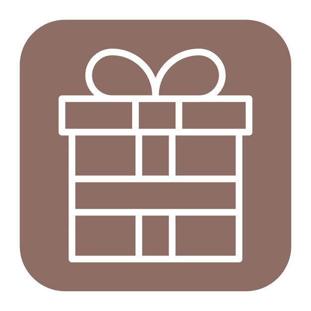 Imagen vectorial de icono de regalo de Eid Se puede usar para Eid al Adha
