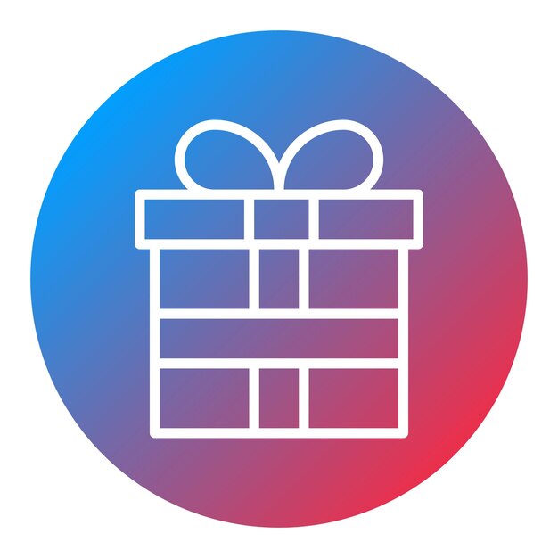 Imagen vectorial de icono de regalo de Eid Se puede usar para Eid al Adha