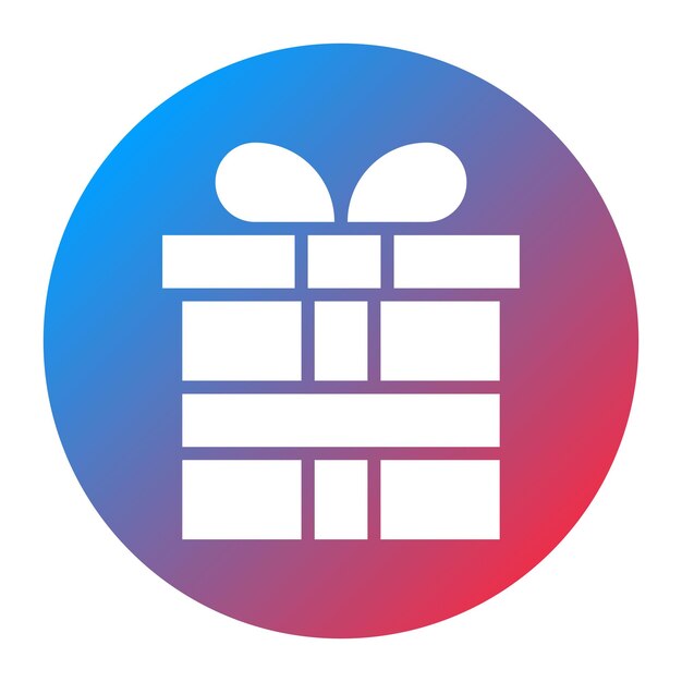 Imagen vectorial de icono de regalo de Eid Se puede usar para Eid al Adha