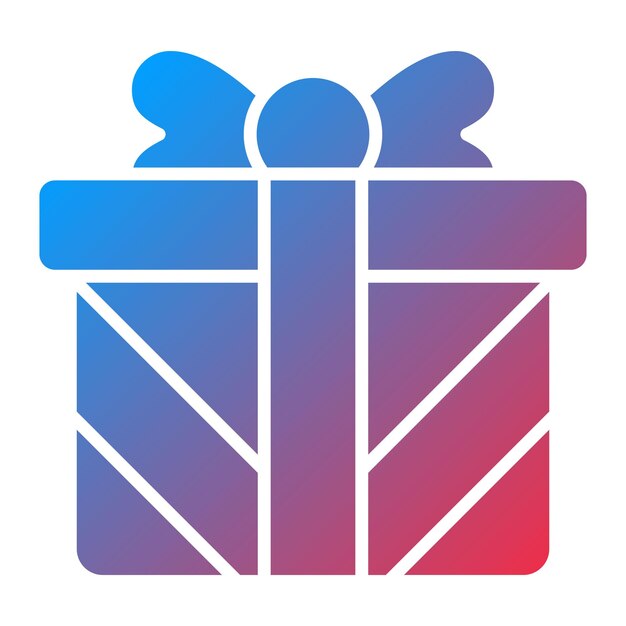 Imagen vectorial de icono de regalo Se puede usar para el comercio electrónico de moda