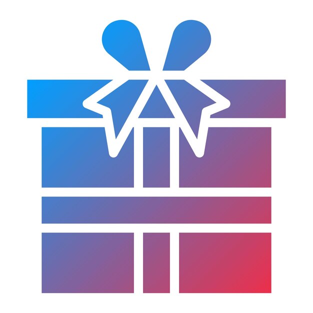 Imagen vectorial del icono del regalo Se puede utilizar para la herencia