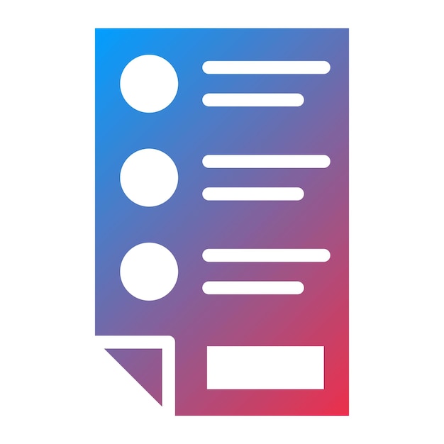 Imagen vectorial del icono de registro de votantes Se puede utilizar para la política